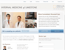 Tablet Screenshot of internalmedicineoflimestone.com